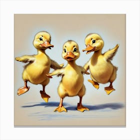 Ducklings 34 Canvas Print