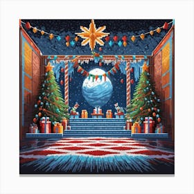 Christmas At Home Canvas Print