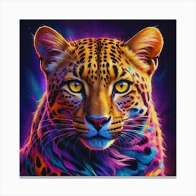 Leopard Painting Canvas Print