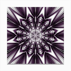 Purple Fractal Stampe su tela