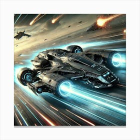 Comet Raider Hit And Run Tactics Canvas Print