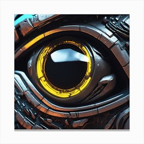 Futuristic Eye Canvas Print