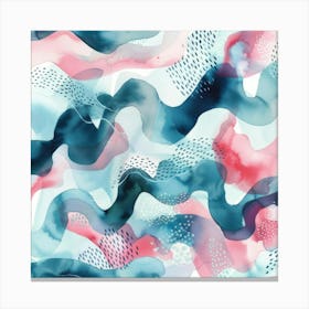 Abstract Watercolor Painting 34 Canvas Print