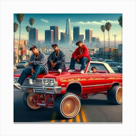 Gangsta Low Low Canvas Print