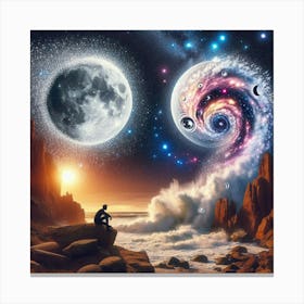 Dreaming Of The Moon Canvas Print