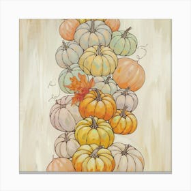 Pumpkins Canvas Print