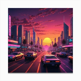 Cityscape 7 Canvas Print