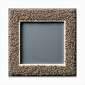 Frame Of Pebbles Canvas Print