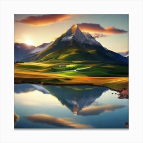 Mountain Landscape 43 Canvas Print