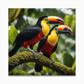 Toucans Canvas Print