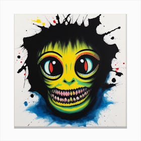 Alien Face Canvas Print