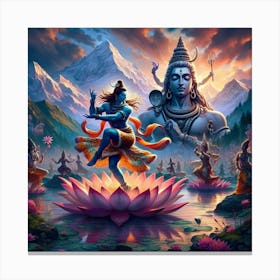Lord Shiva 4 Canvas Print