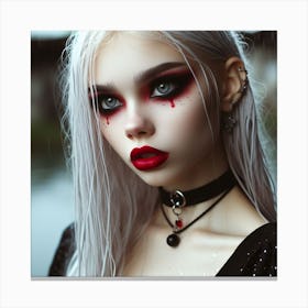 Gothic Girl Canvas Print