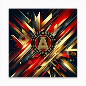 Atlanta United FC Logo Wall Art 18 Canvas Print