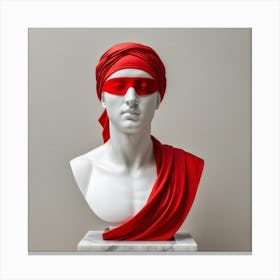 Blindfolded Bust 1 Canvas Print