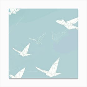 Origami Birds 13 Canvas Print