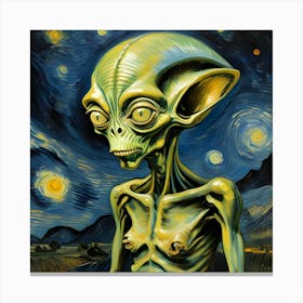 Alien 48 Canvas Print