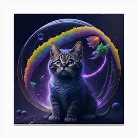 Cat Galaxy (103) Canvas Print