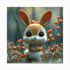 Little Bunny Canvas Print