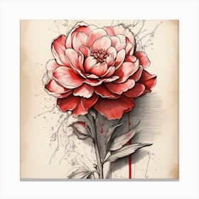 Peony Canvas Print