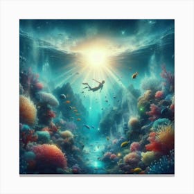 Underwater World Canvas Print