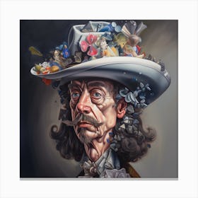 Man In A Hat 5 Canvas Print