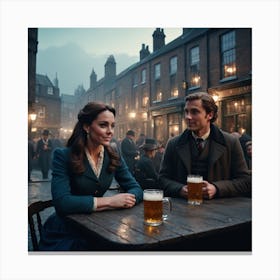 Kate Middleton And Alexander Canvas Print