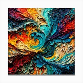 Abstract Painting 17 Canvas Print