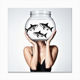 Fish Bowl 33 Canvas Print