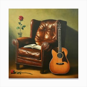 Acoustic Chair Canvas Print