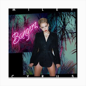 Miley Cyrus bangerz Canvas Print