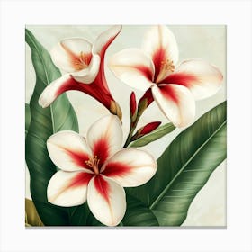 Hawaiian Flowers 1 Canvas Print