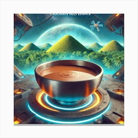 Chocolate Hills Essence Scifi Canvas Print