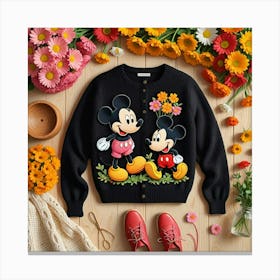 Mickey And Minnie 4 Canvas Print