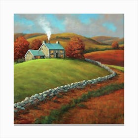 Country Cottage 1 Canvas Print