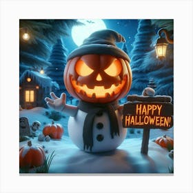 Happy Halloween Canvas Print