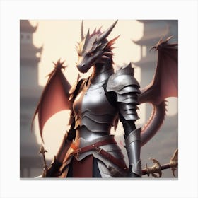 Dragon Warrior Canvas Print