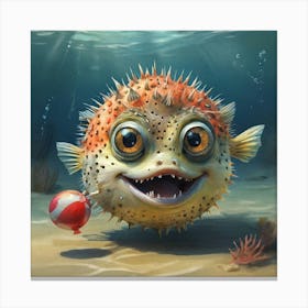 Puffer Fish 7 Canvas Print