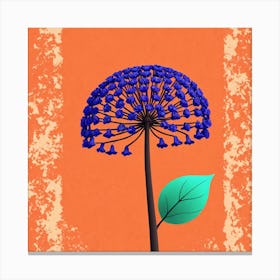 Blue Flower 16 Canvas Print