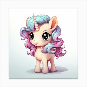 Little Unicorn 3 Canvas Print