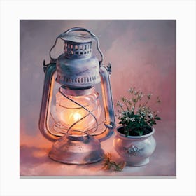 Candlelit Lantern 6 Canvas Print
