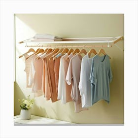 Hanging Clothes Canvas Print