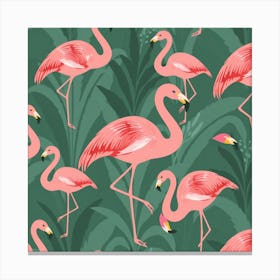 Pink Flamingos 5 Canvas Print