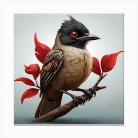 Bird With Red Eyes Canvas Print