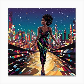 Maraclemente Beautiful Black Woman Cartoonish Hand Drawn Smilin 16b2d65d Eb5d 4db4 8ac2 C525fdb4d429 Canvas Print