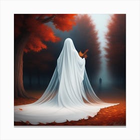 Ghost In The Woods Canvas Print