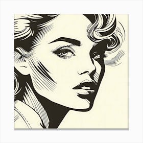 Portrait Of A Woman Canvas Print