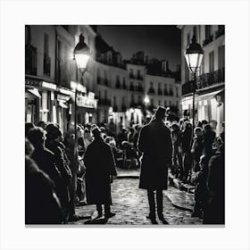 Paris At Night 6 Canvas Print