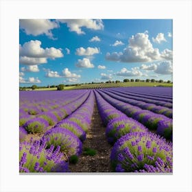 Lavender Field Canvas Print