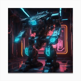 Futuristic Robot 60 Canvas Print